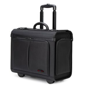 Alpine Swiss Rolling Briefcase Work Travel Overnight Bag Business Attache Case